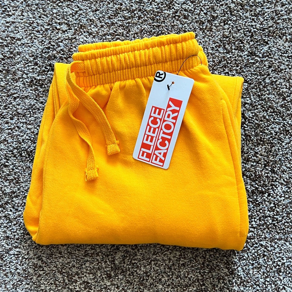 Fleece factory sweat pants